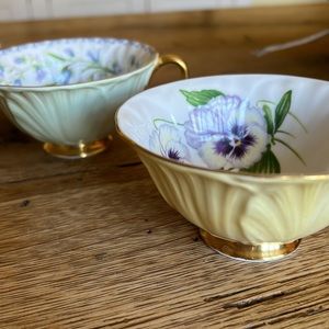 2 Vintage Shelley teacups